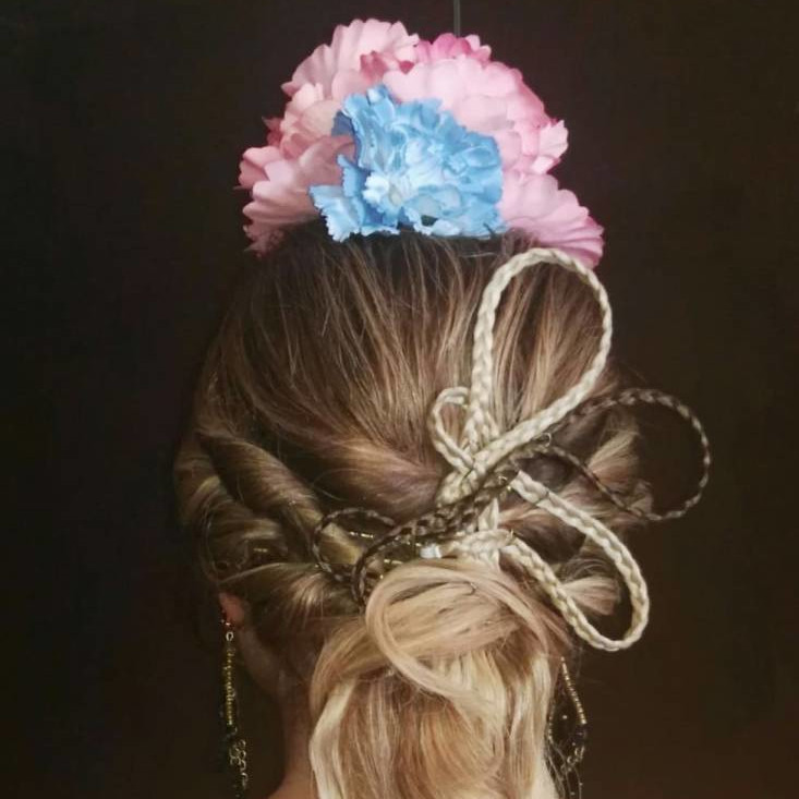 Peinado Flamenca diseño