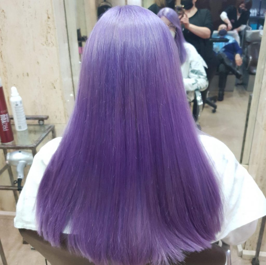 Color Fantasía de Pelo: Violeta y Lila | Manuela Jurado